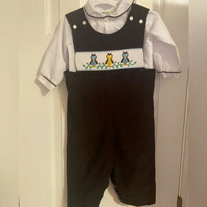 Be Mine Smocked Owl Outfit